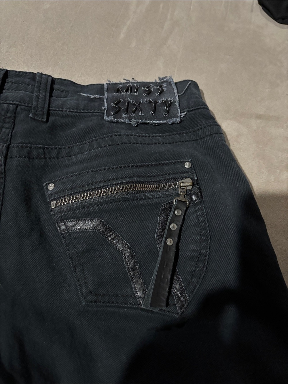 Miss Sixty Black Slim Fit Jeans - Picture 3 of 3